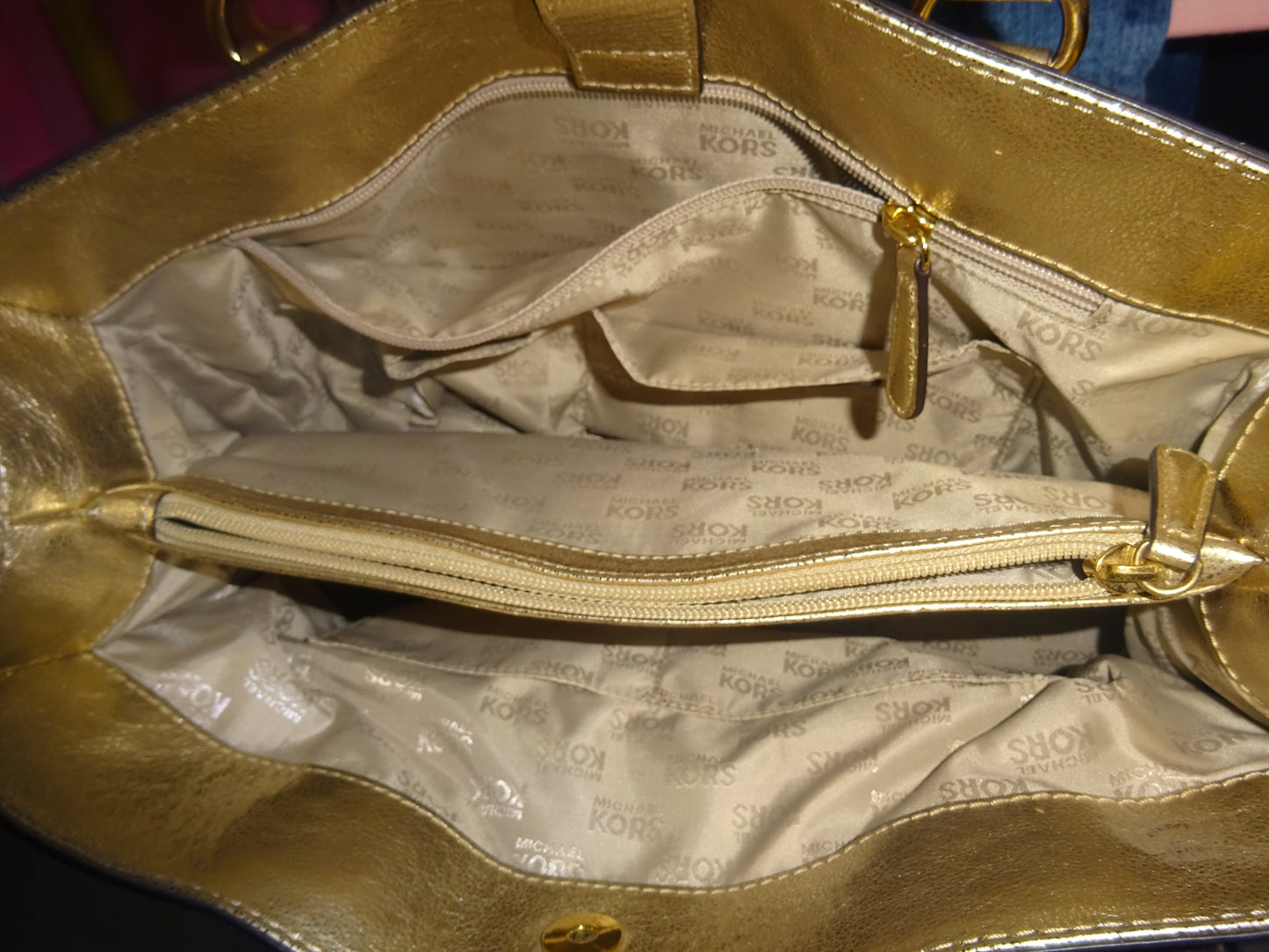 Gold Tote
