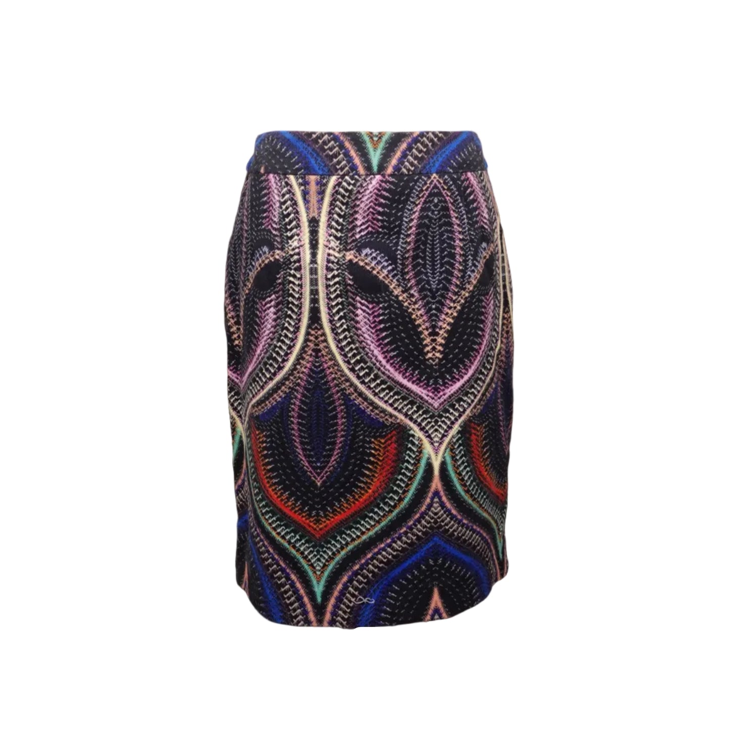Etcetera Colorful Tribal Pattern Pencil Skirt-0
