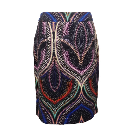 Etcetera Colorful Tribal Pattern Pencil Skirt-0