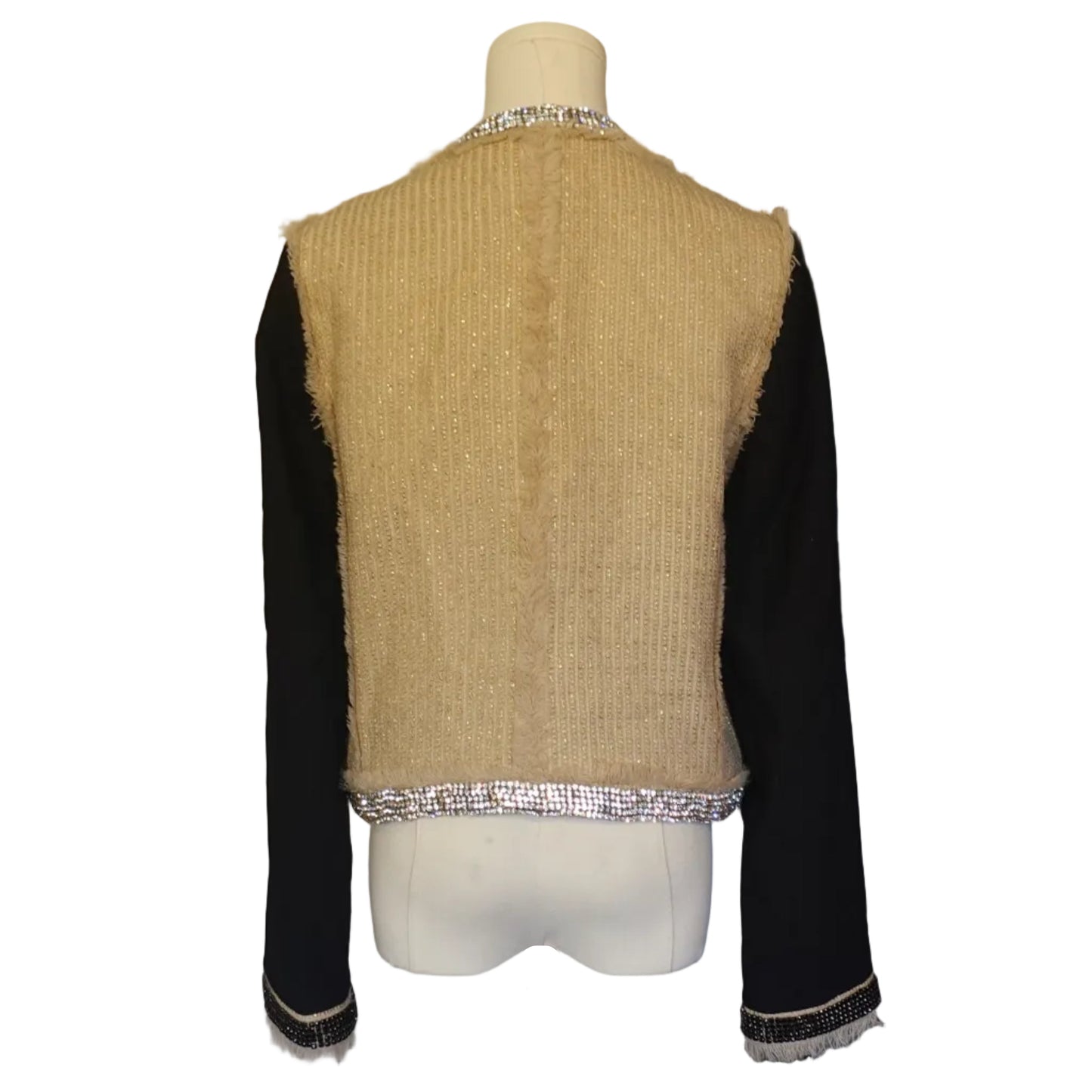 Tory Burch Embellished Tweed Jacket-10