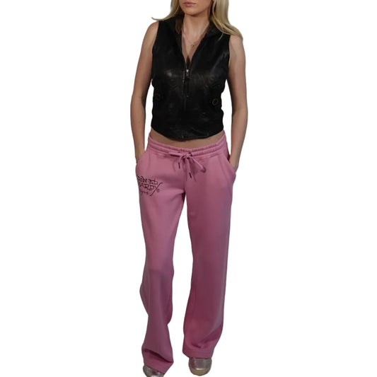 Ed Hardy Pink Logo Sweatpants
