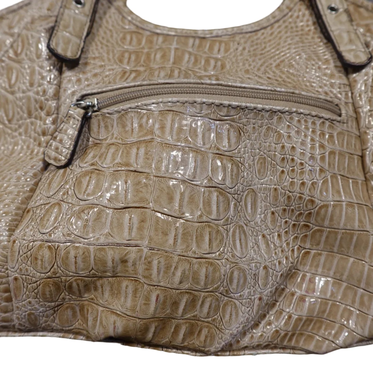 Nicole by Nicole Miller Croc-Embossed Shoulder Tote