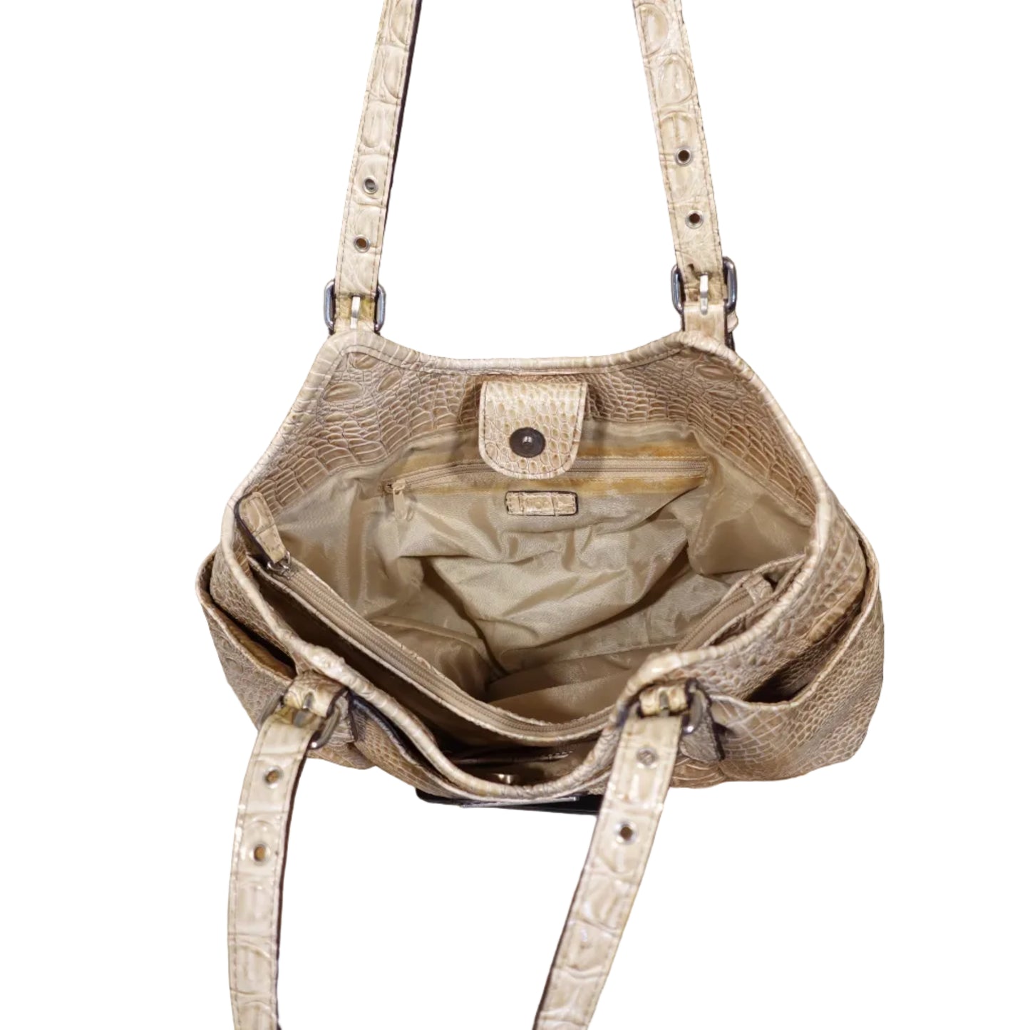 Nicole by Nicole Miller Croc-Embossed Shoulder Tote