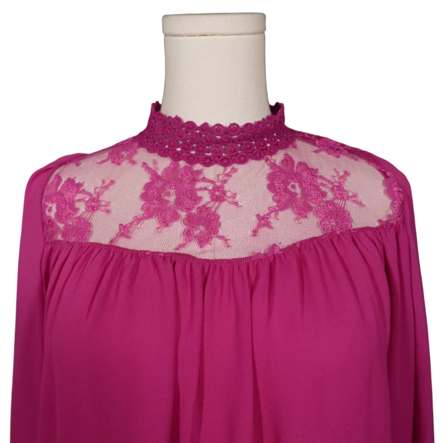 BCBGMAXAZRIA Lace Fuchsia Lightweight-XS