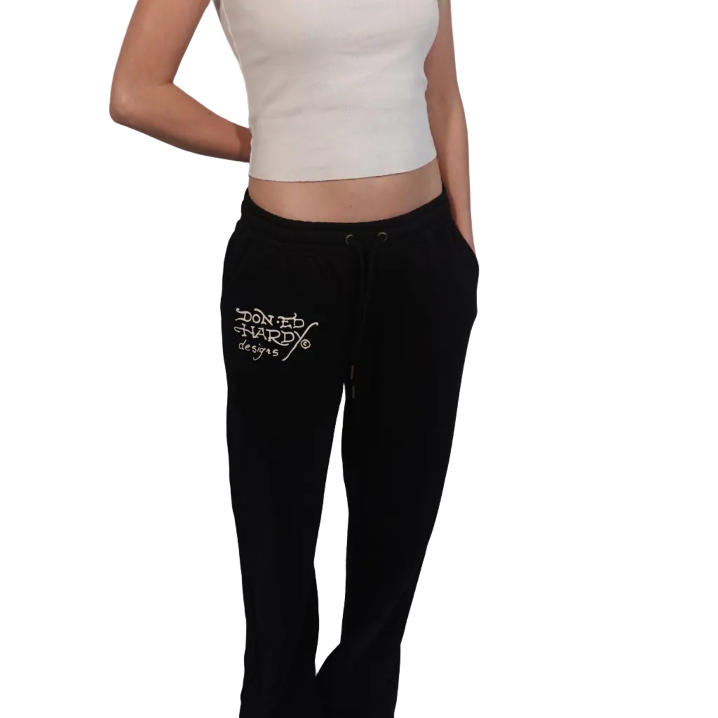 Ed Hardy "Love Kills Slow" Black Sweatpants