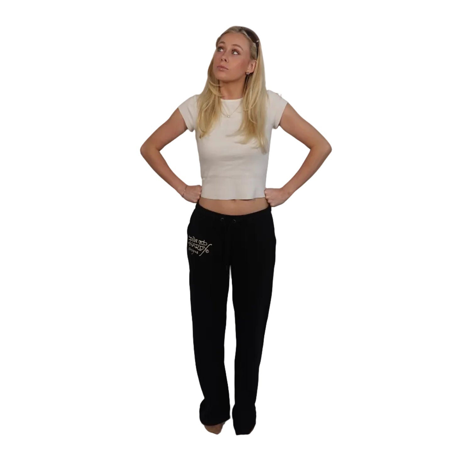 Ed Hardy "Love Kills Slow" Black Sweatpants