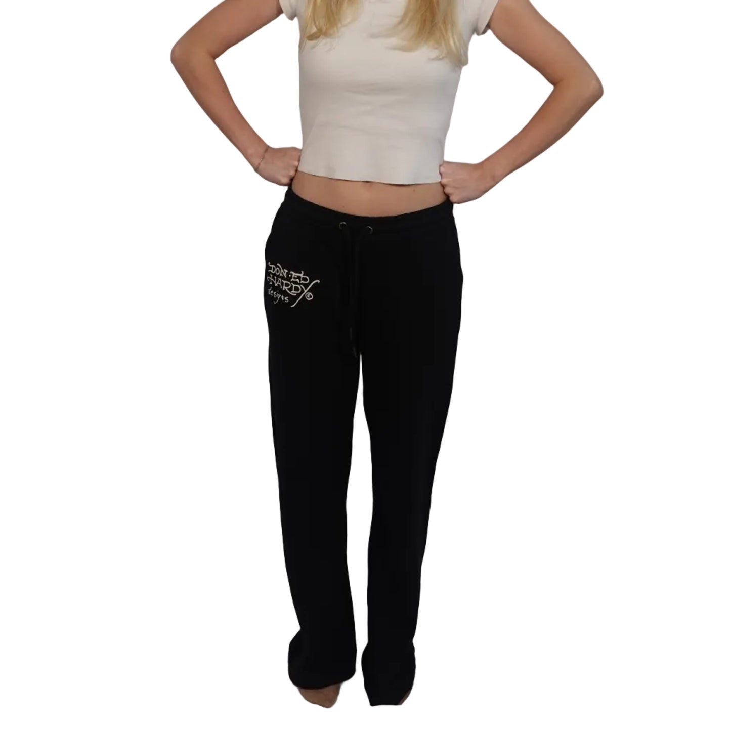 Ed Hardy "Love Kills Slow" Black Sweatpants