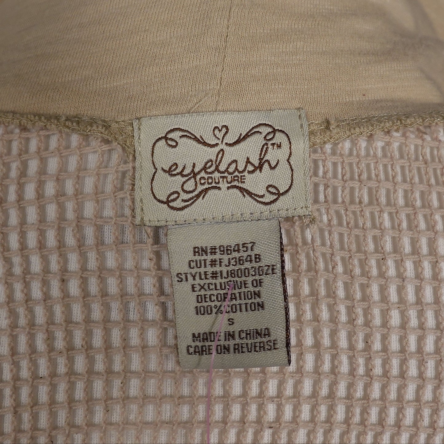 Eyelash Couture Mesh Open Cardigan (S)