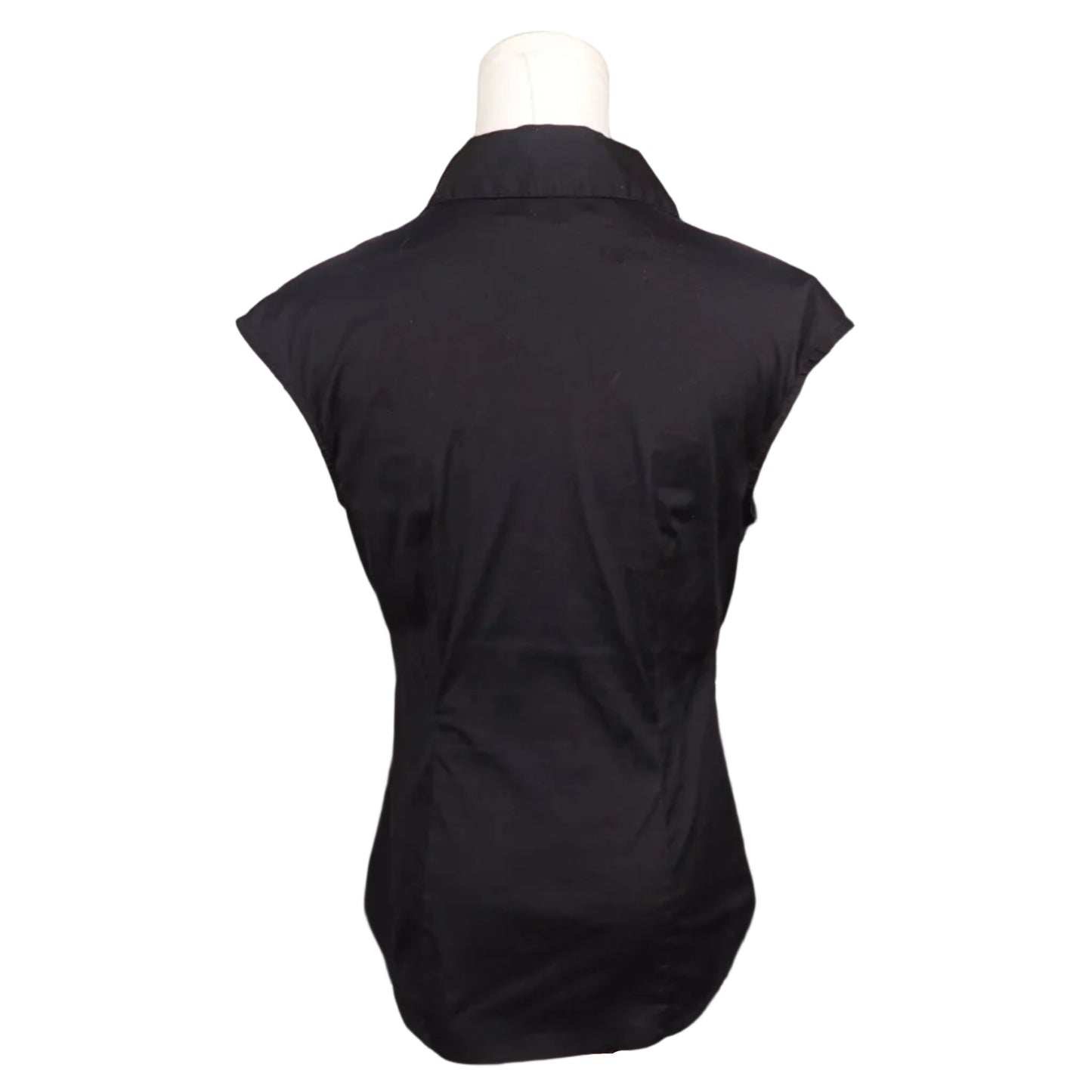 Alfani Black Collared Blouse-S