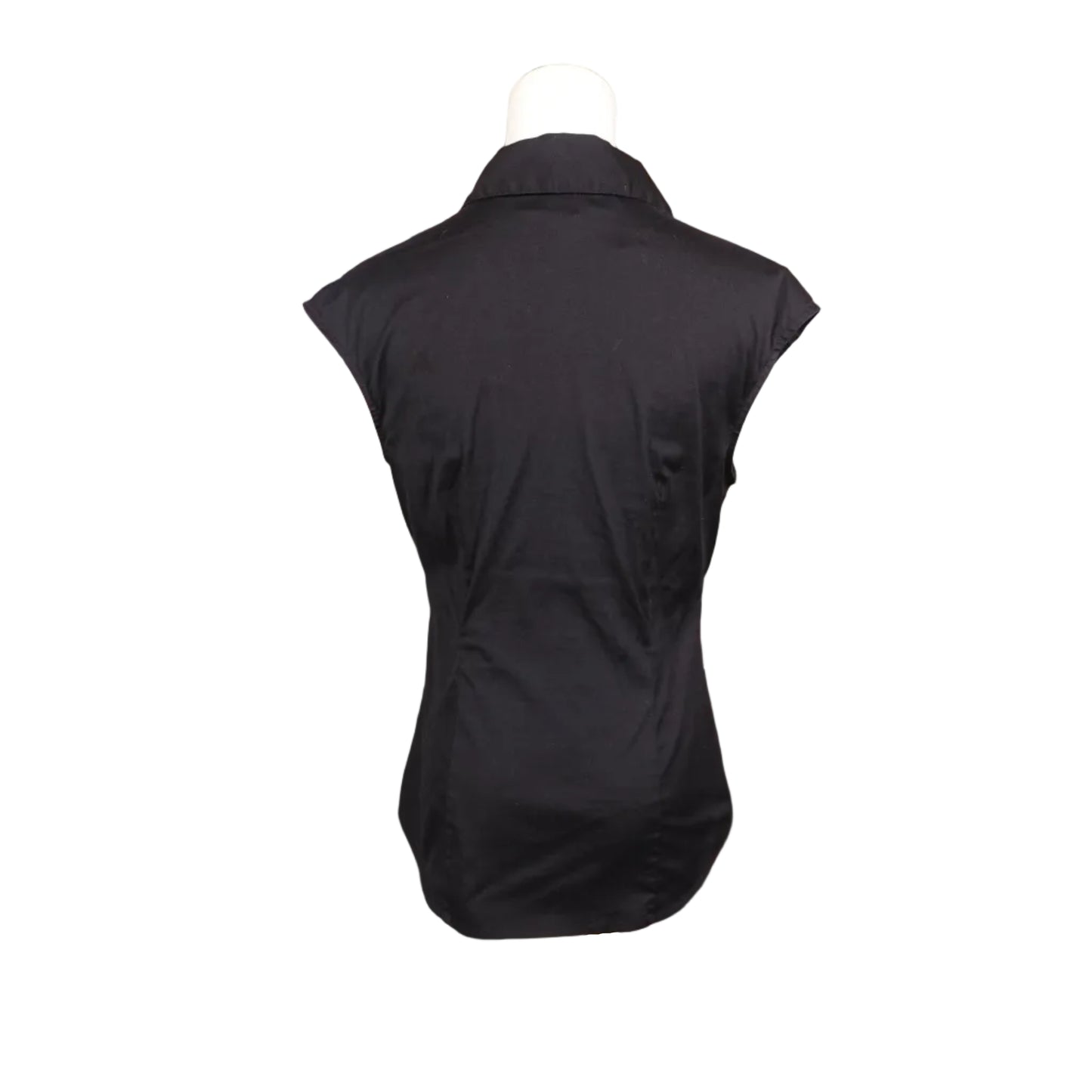 Alfani Black Collared Blouse-S