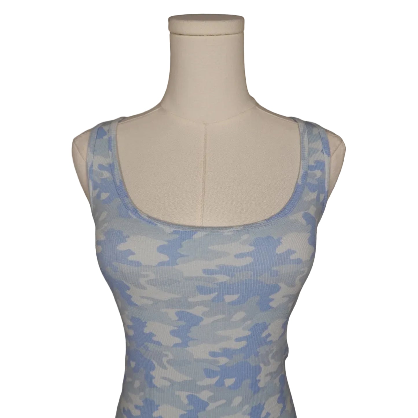 Baby Blue Camo Tank (S)