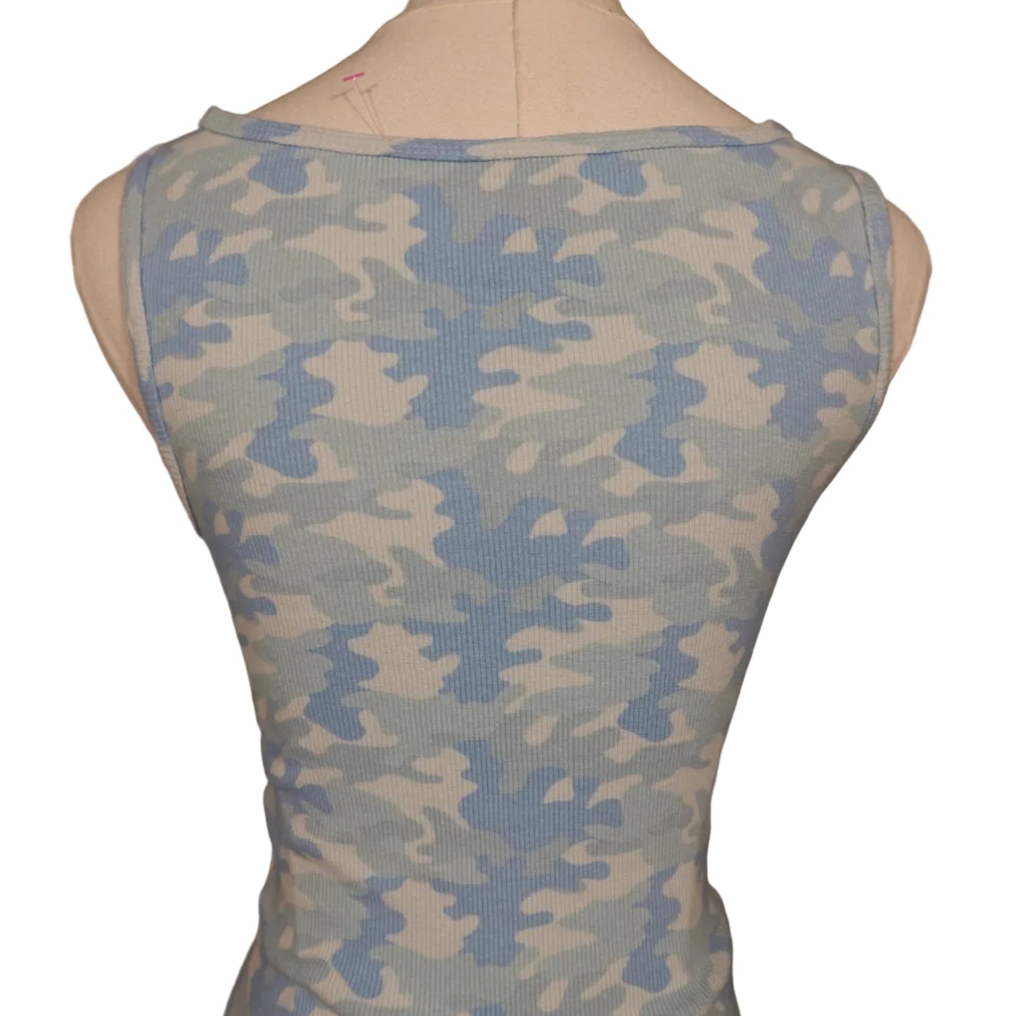 Baby Blue Camo Tank (S)