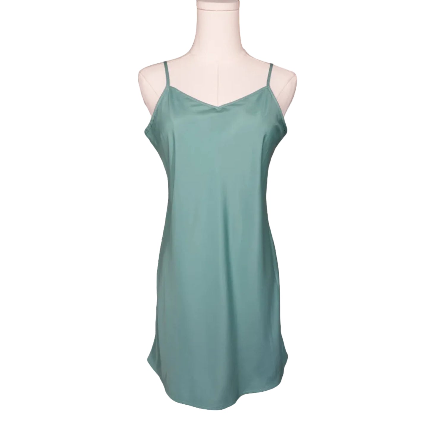 Lauren Conrad Teal Slip Dress (6)