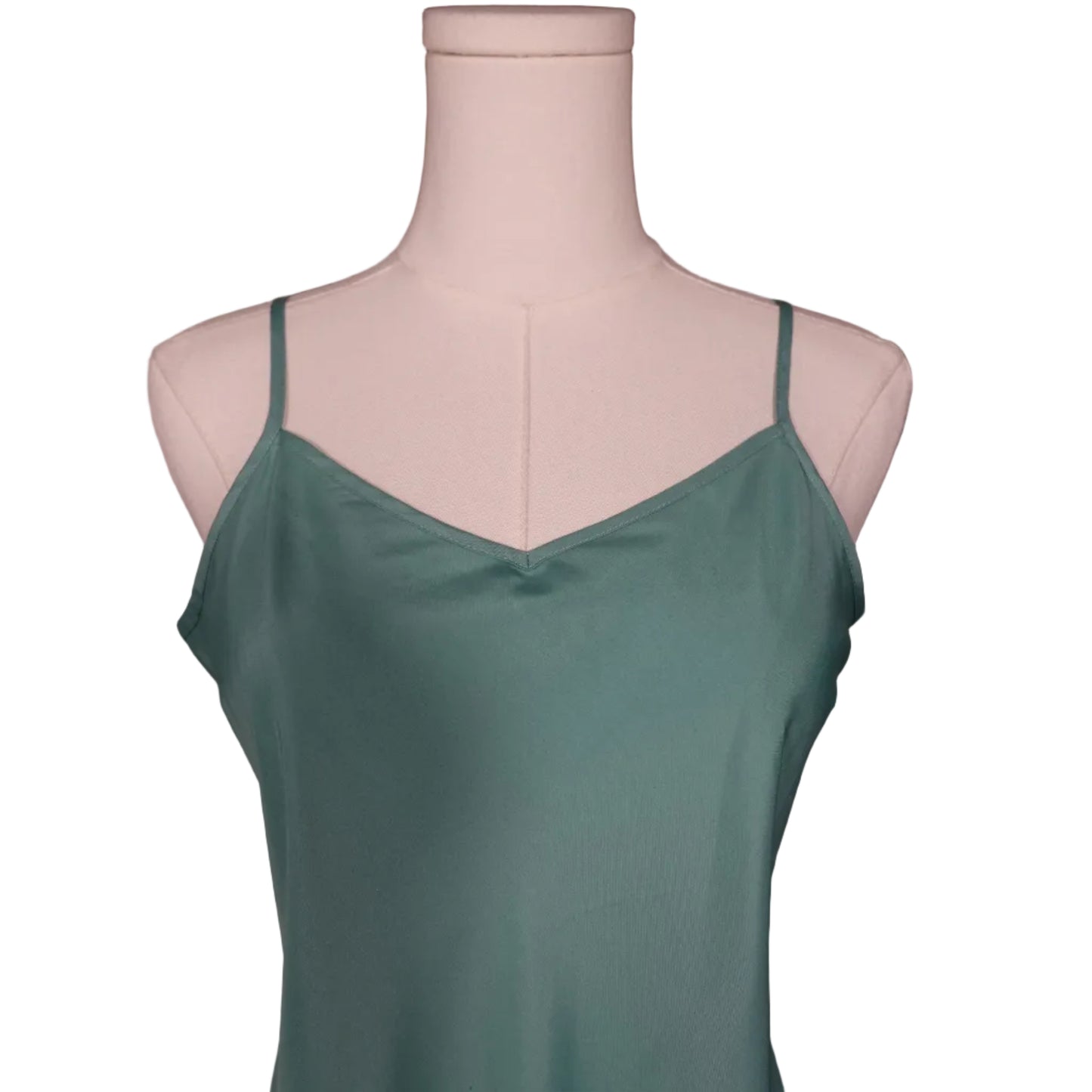 Lauren Conrad Teal Slip Dress (6)