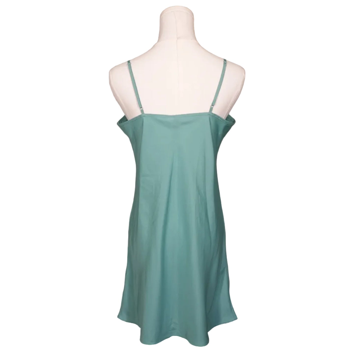 Lauren Conrad Teal Slip Dress (6)