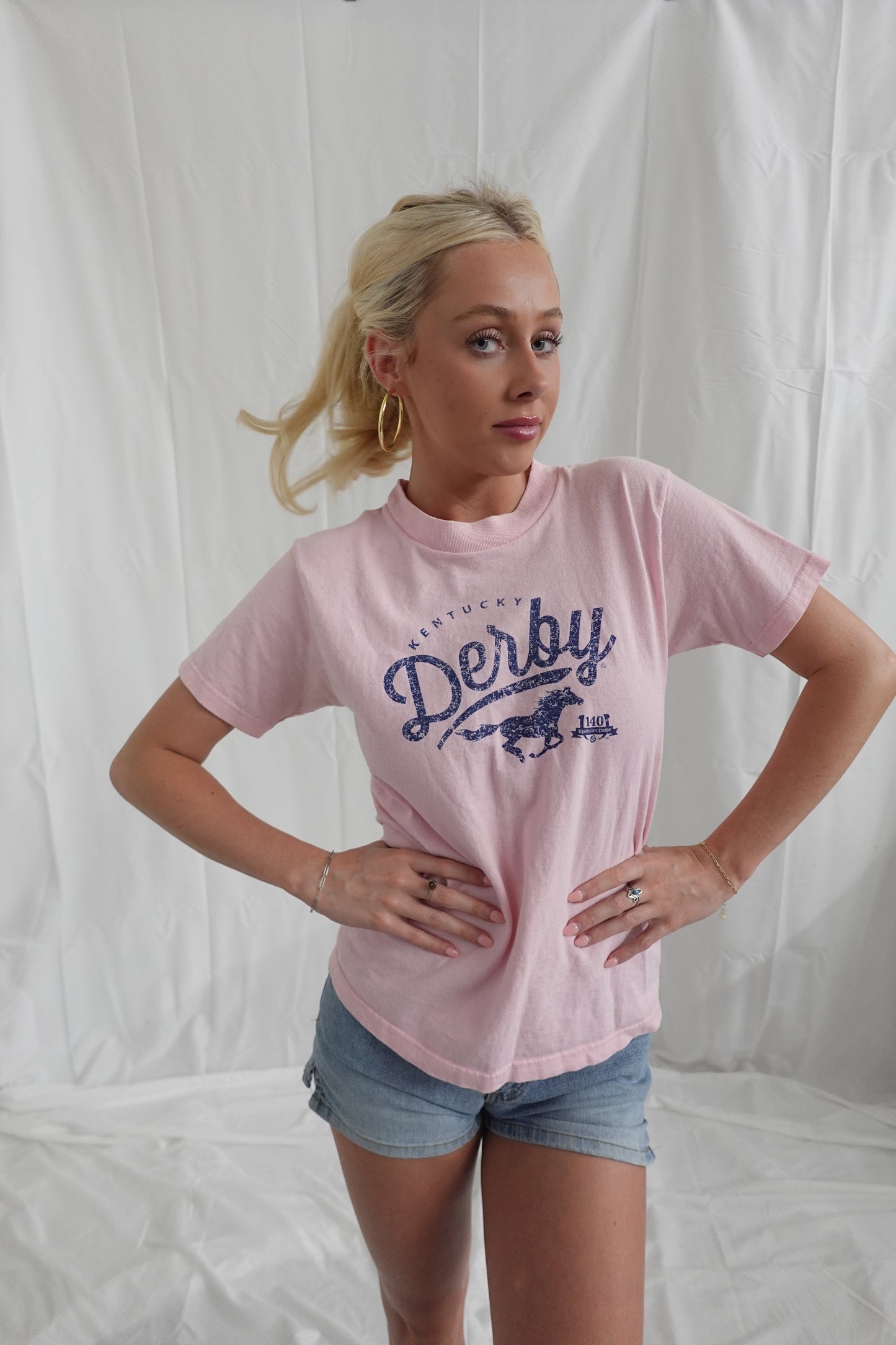 Kentucky Derby Pink Tee