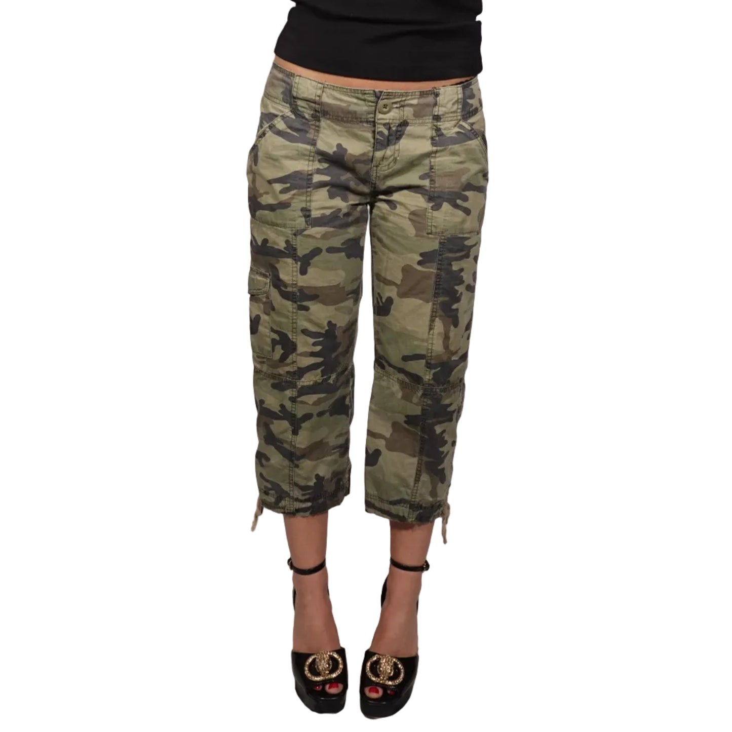 Rebel Muse Camo Capris-7