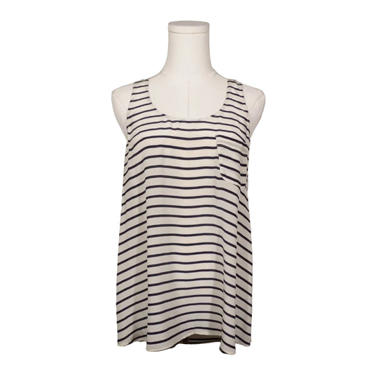 Classic Striped Racerback Tank-S