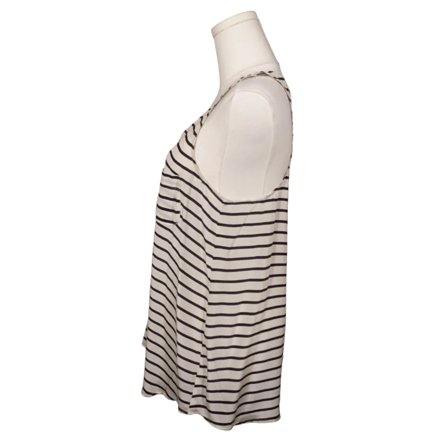 Classic Striped Racerback Tank-S