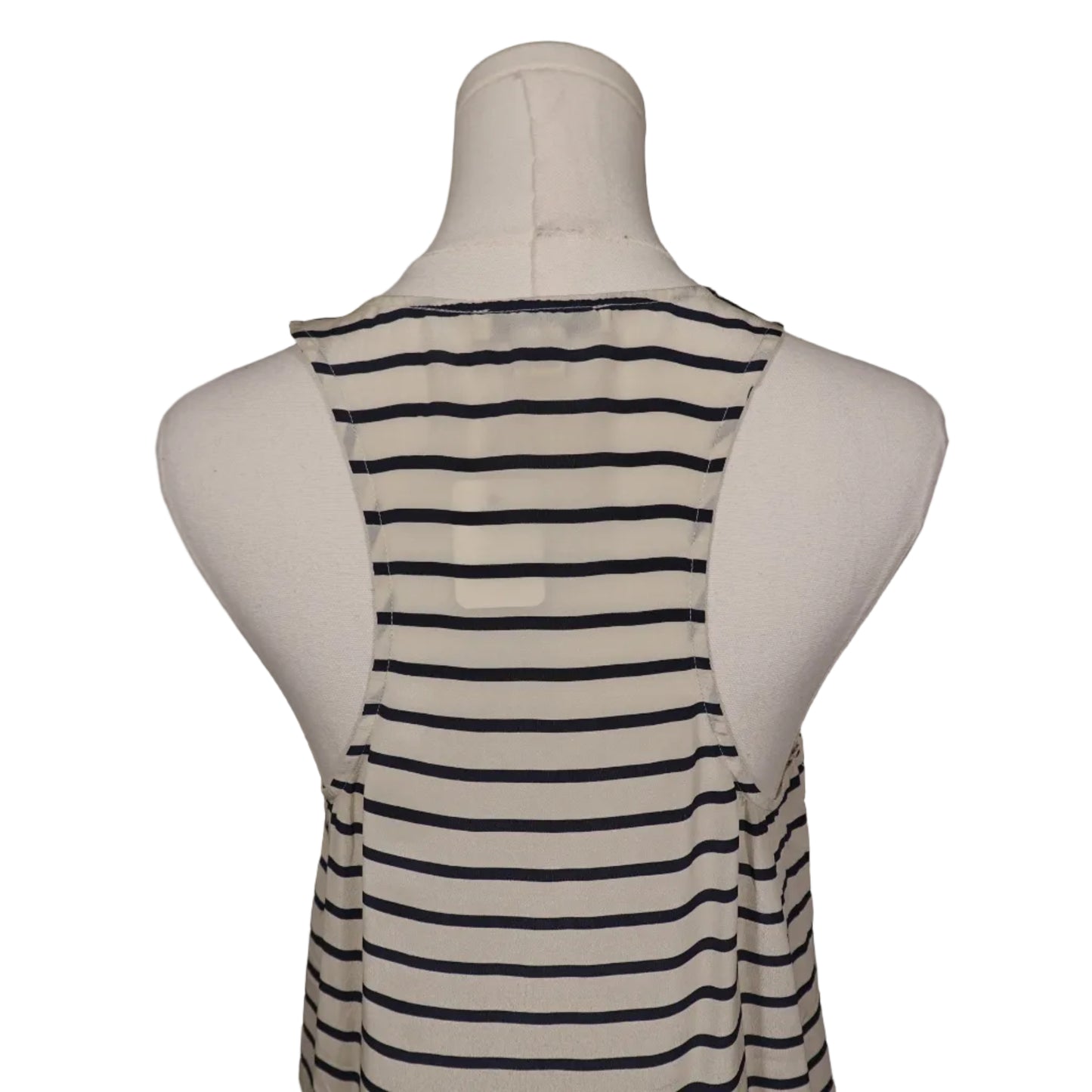 Classic Striped Racerback Tank-S