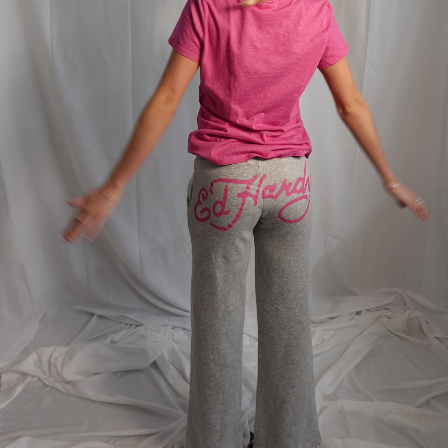 Grey Ed Hardy Panther Sweatpants