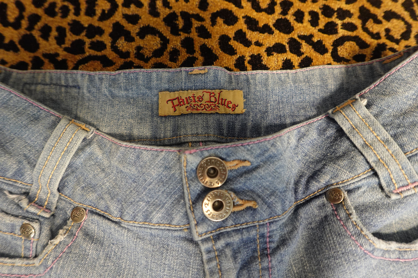 Paris Blues Mini Denim Shorts