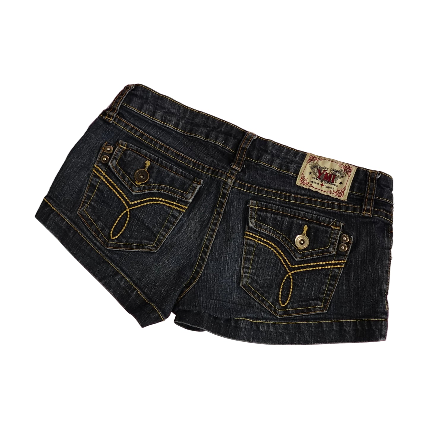 Micro Mini Dark Denim Shorts