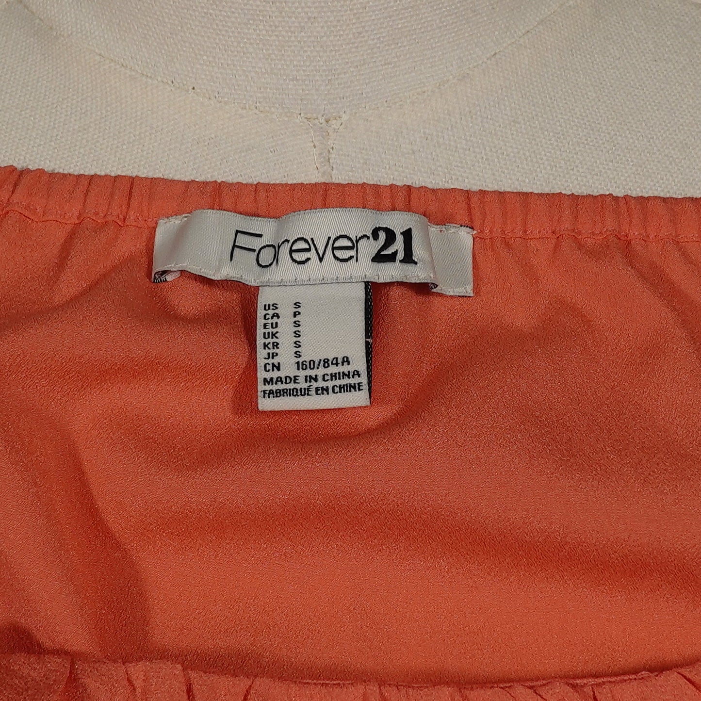 Coral Cascade Ruffle Cami (S)