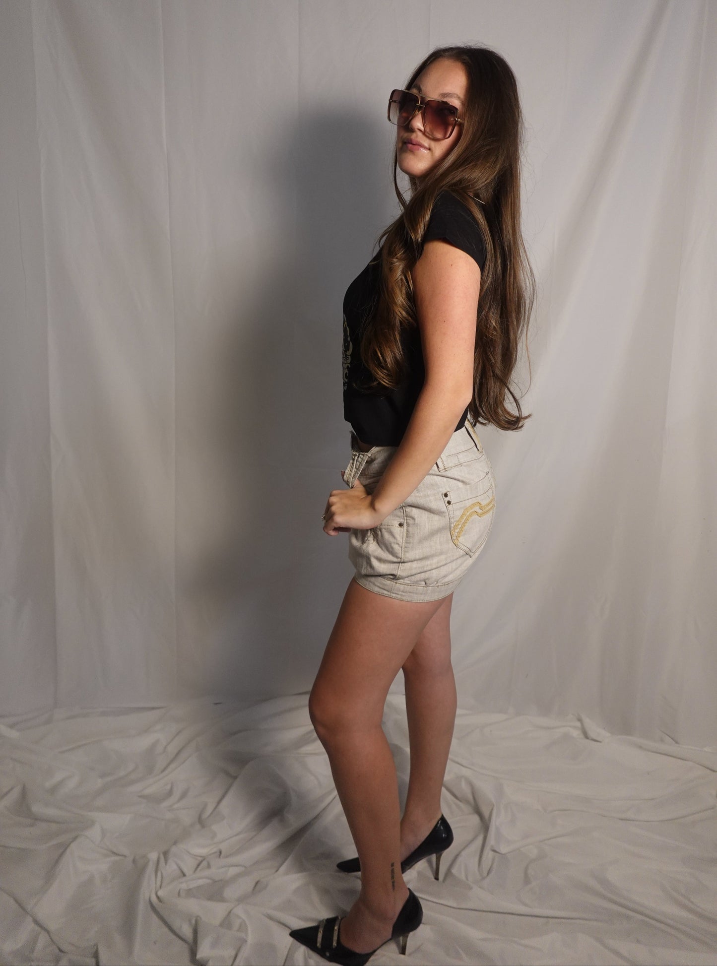 Khaki Bubble Skirt