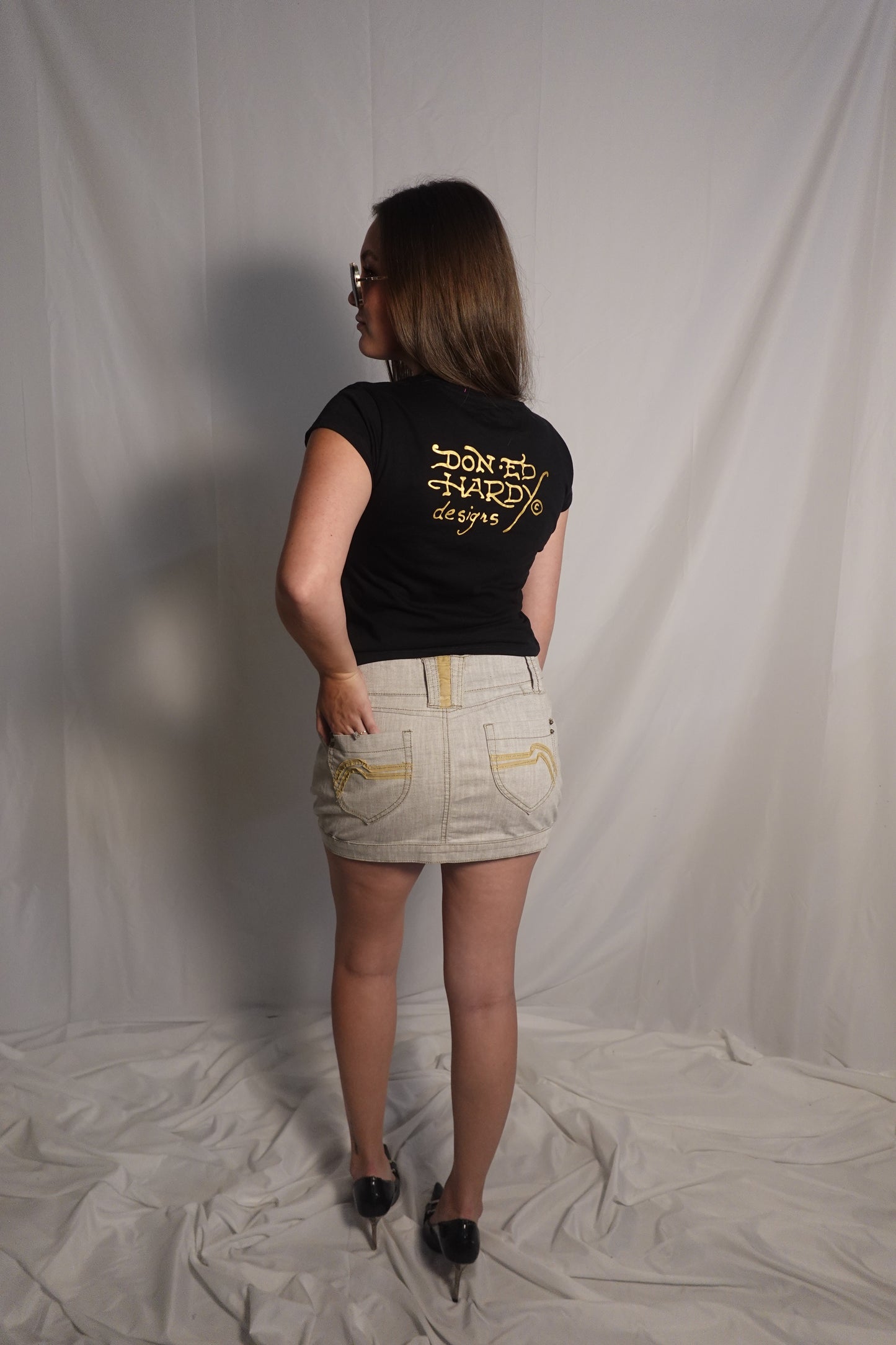 Khaki Bubble Skirt