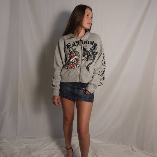 Ed Hardy Gray Panther Jacket