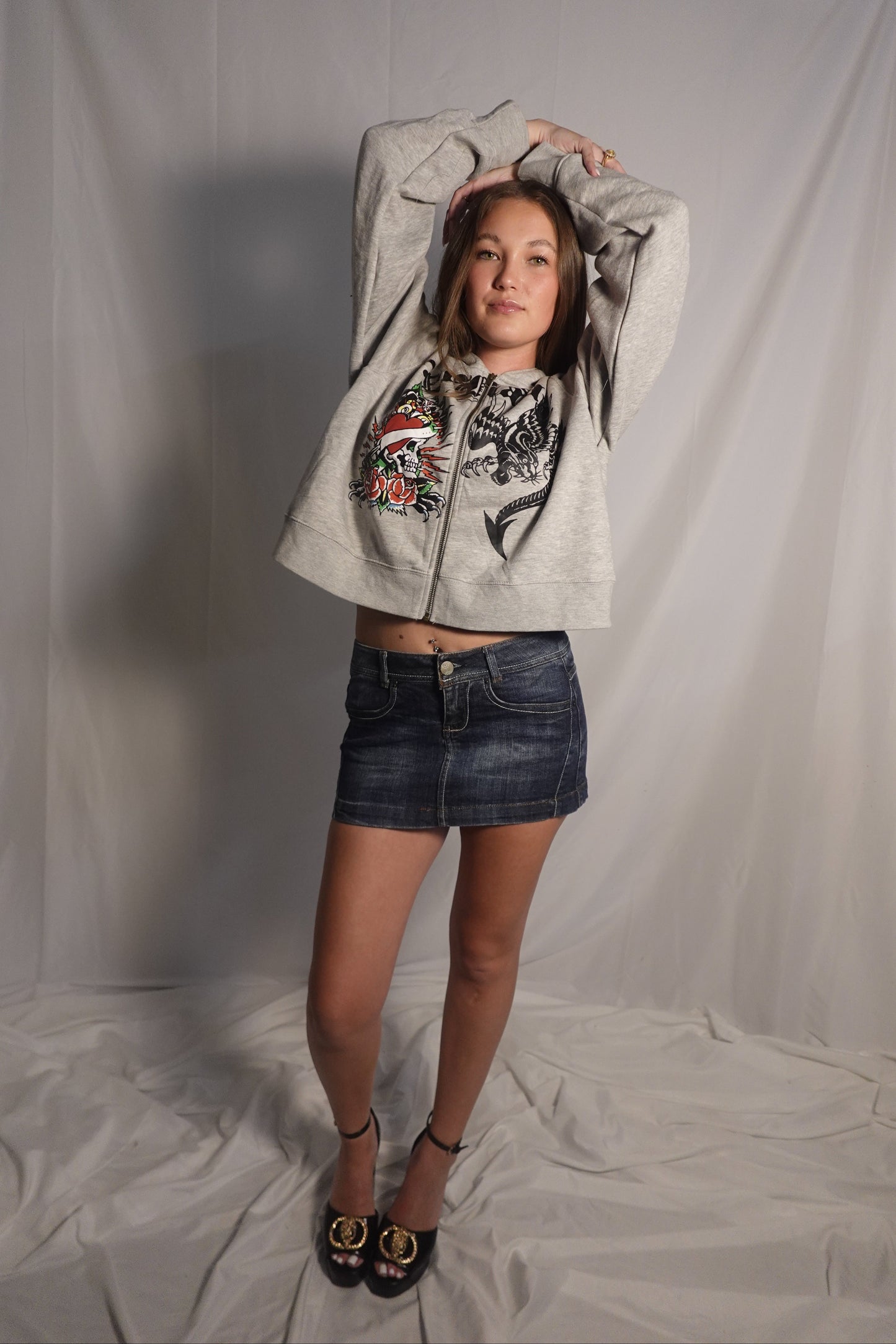 Ed Hardy Gray Panther Jacket