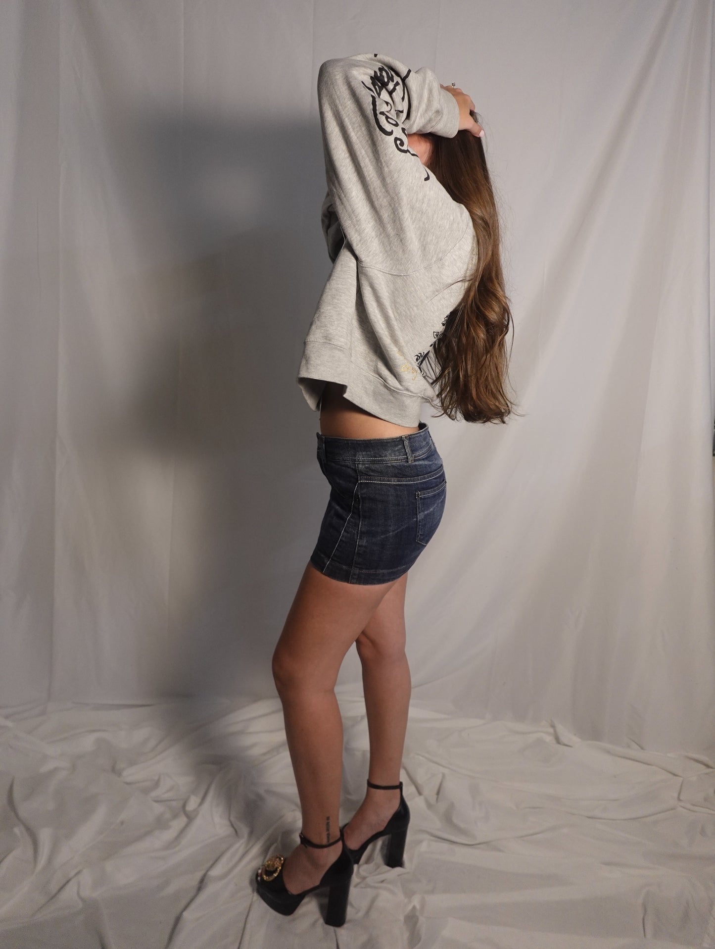 Dark Denim Mini Skirt