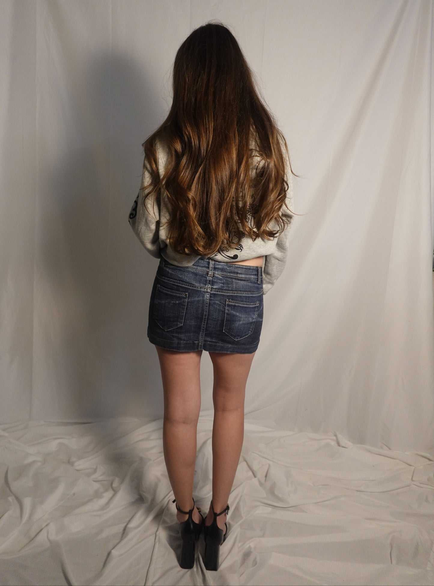 Dark Denim Mini Skirt