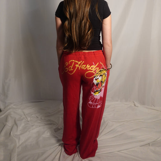 Ed Hardy Red Tiger Sweatpants
