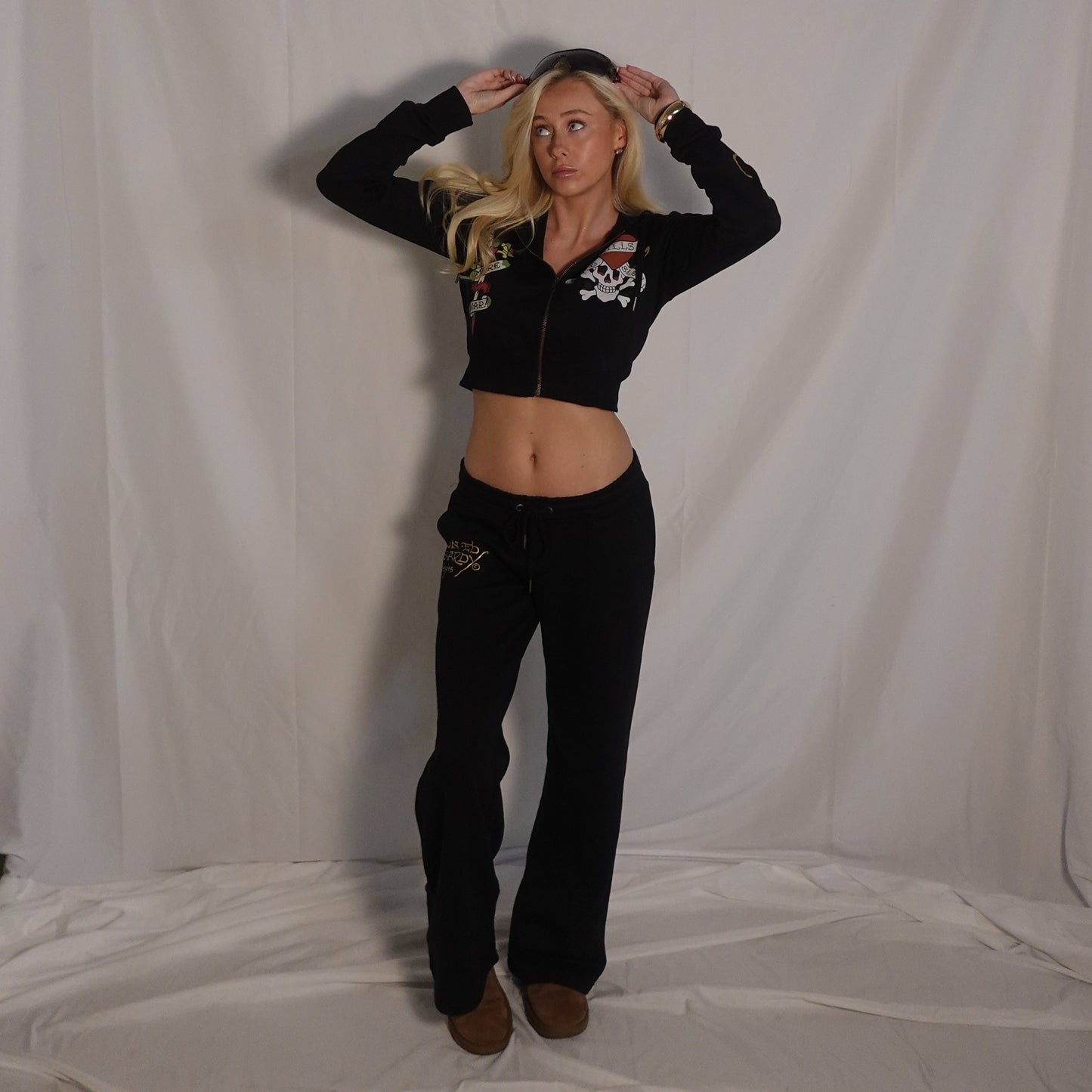 Ed Hardy Black Heart Sweatpants