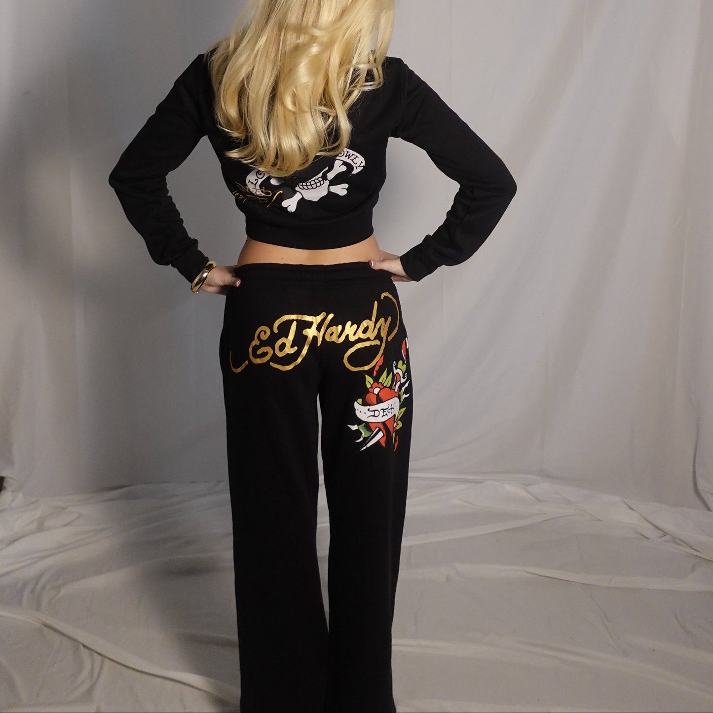 Ed Hardy Black Heart Sweatpants