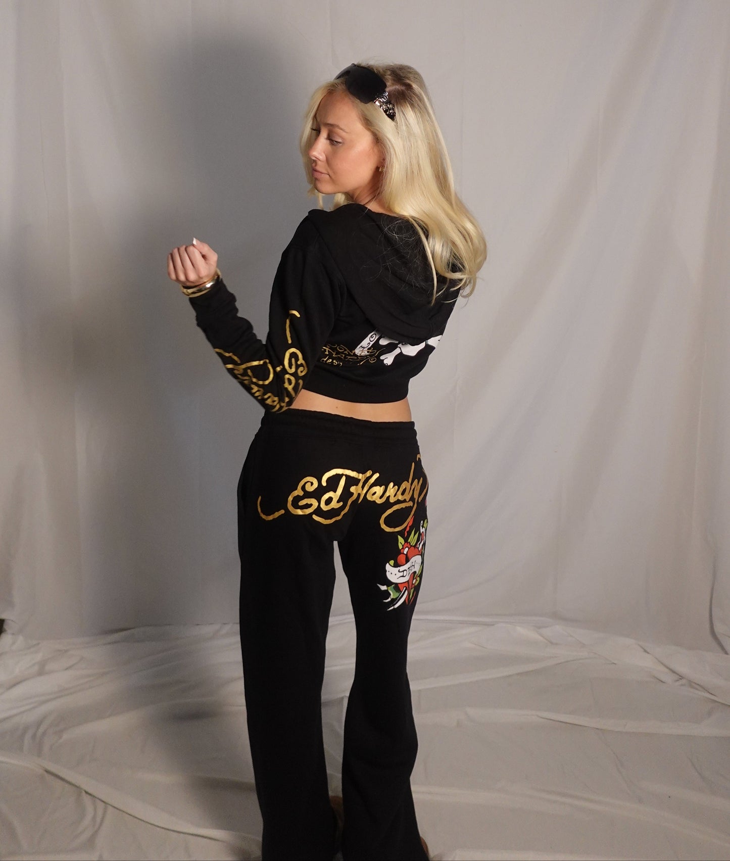 Ed Hardy Black Heart Sweatpants