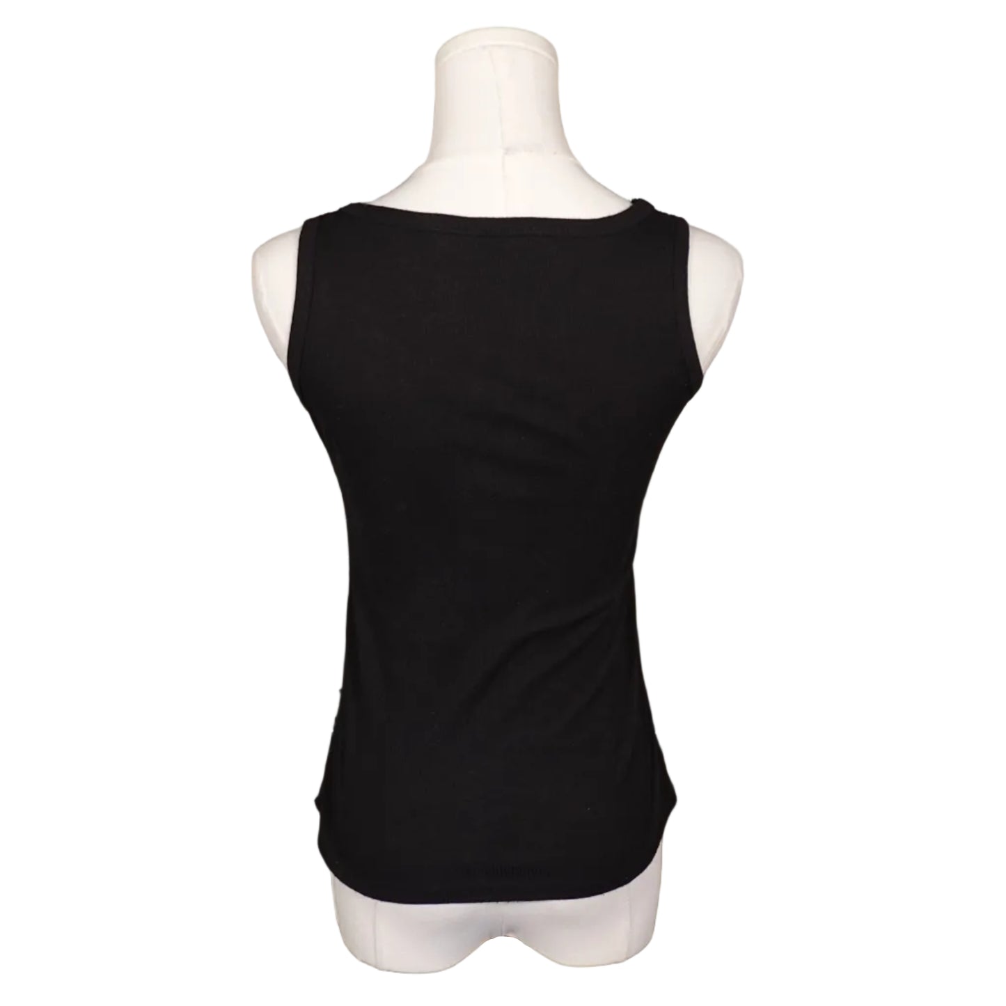 Black Sequin Tank Top