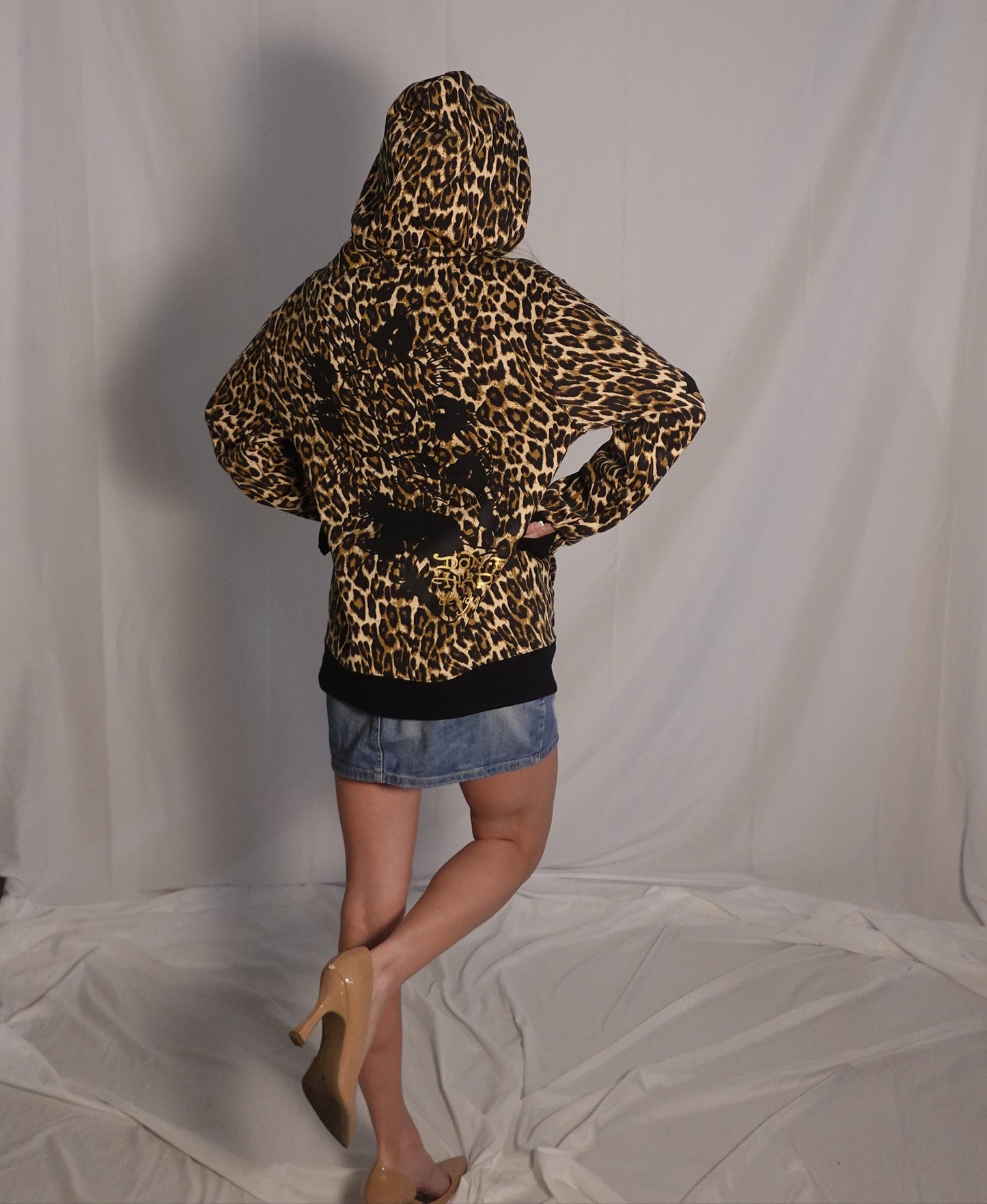 Ed Hardy Cheetah Oversized Jacket