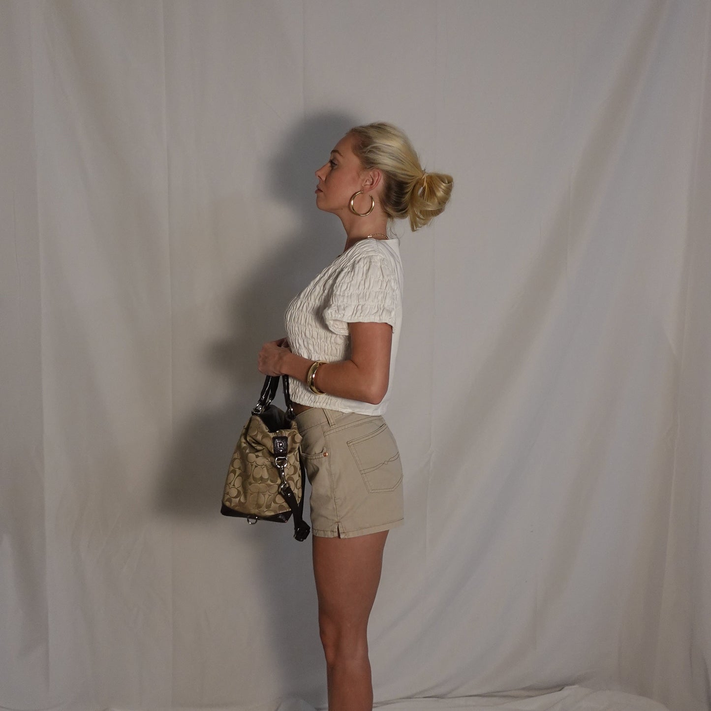 White Elastic Top