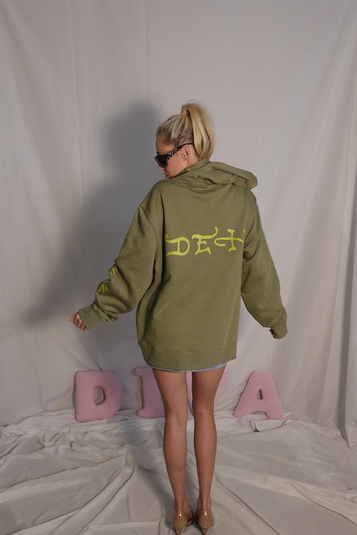 Olive Ed Hardy Oversized Jacket