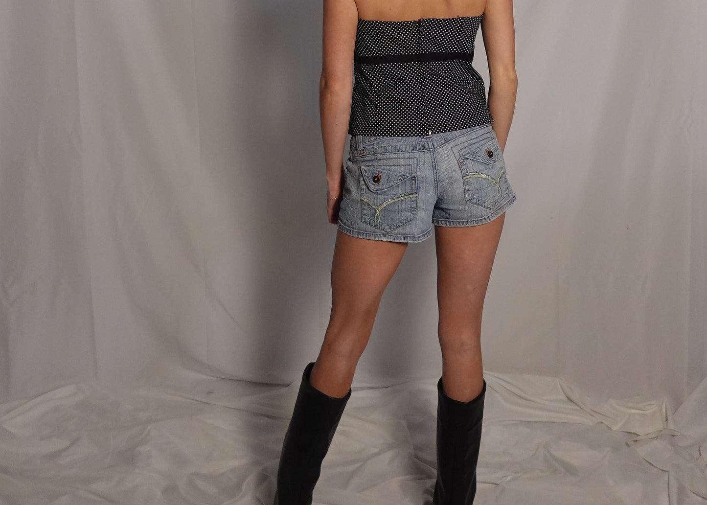 Blue Jean Mini Shorts