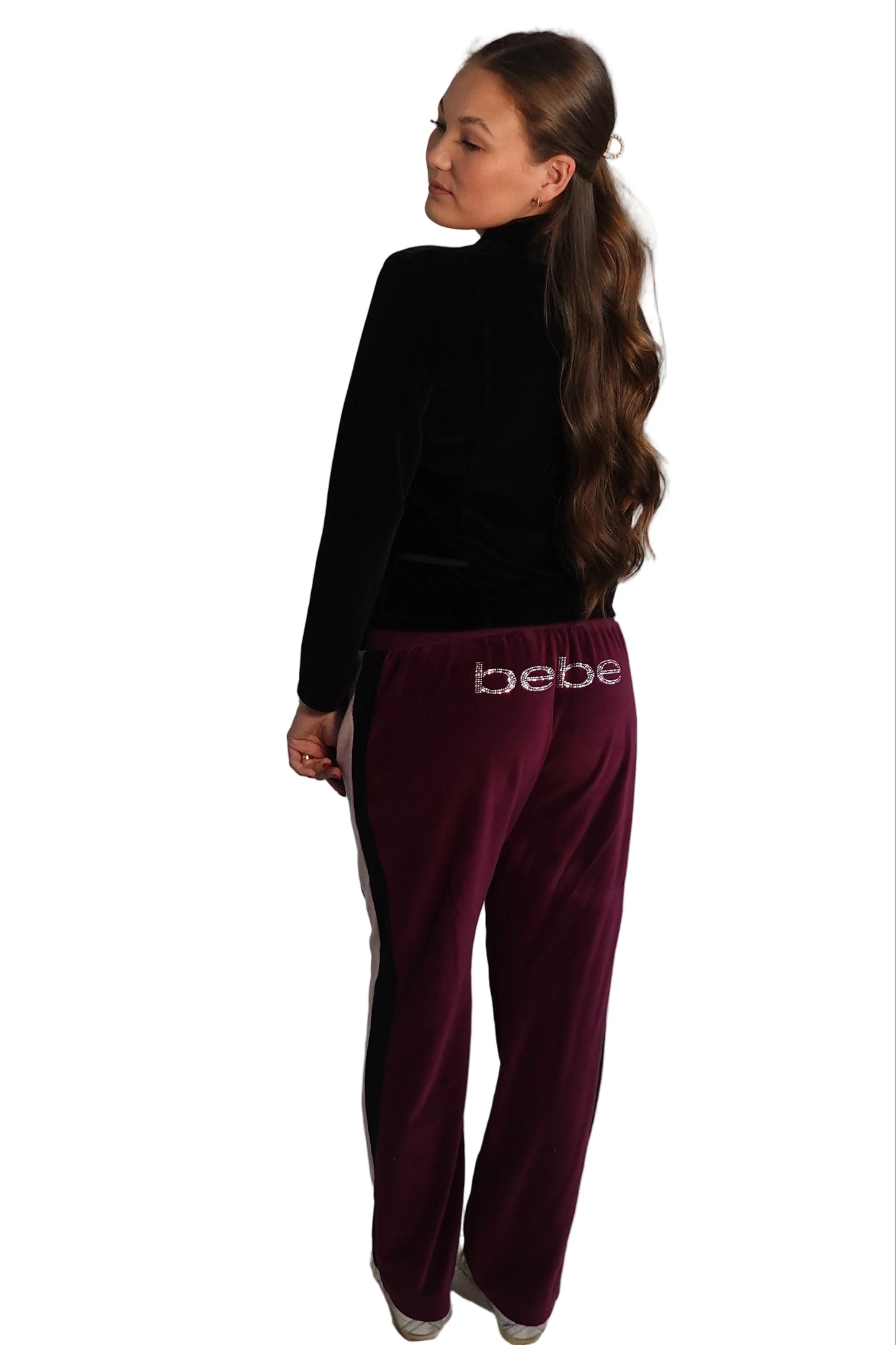 Chic Black Velvet Jacket-S