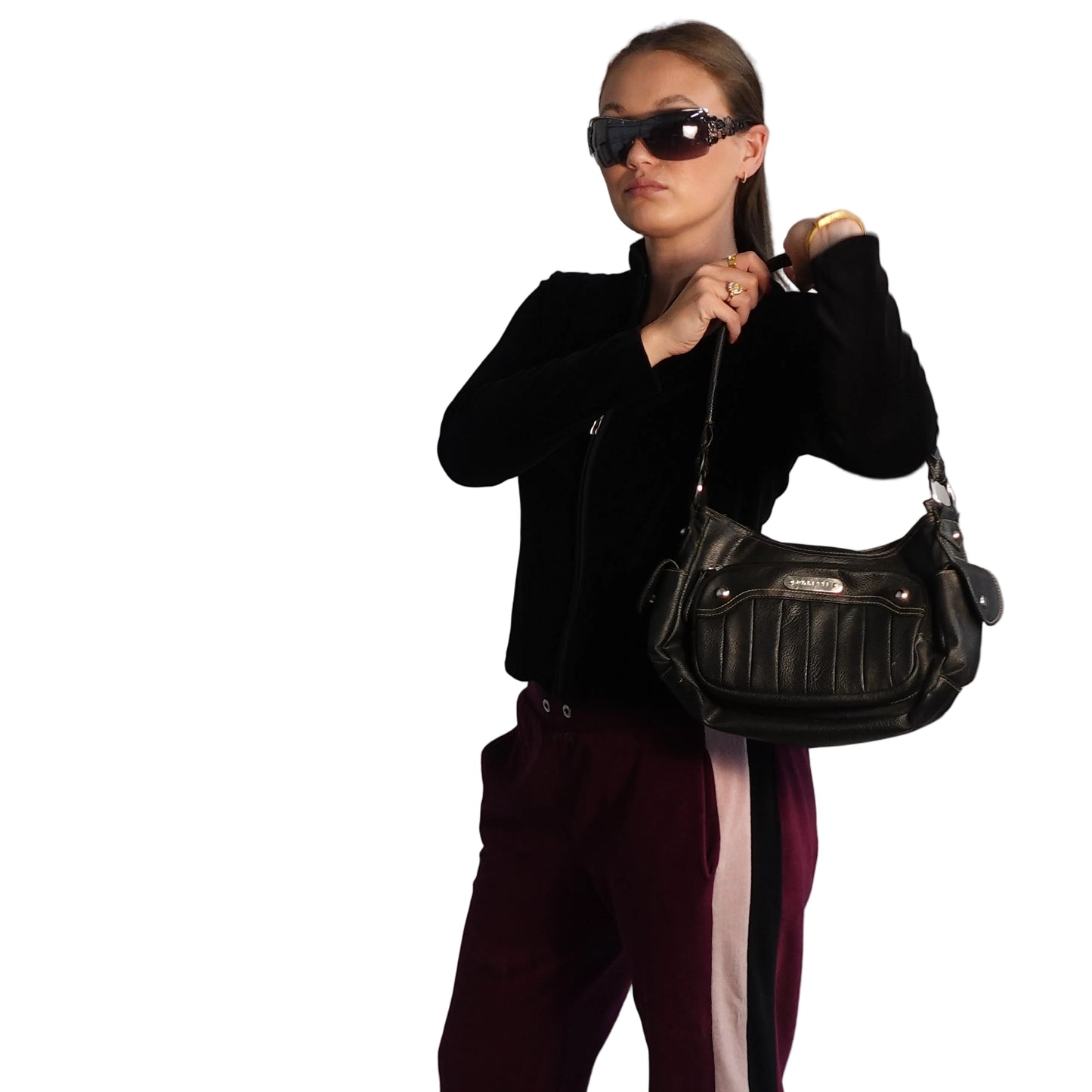Vintage Black Shoulder Bag