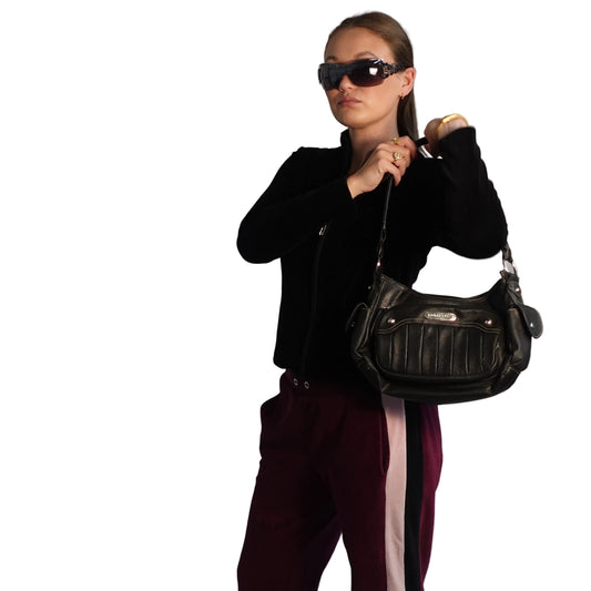 Vintage Black Shoulder Bag