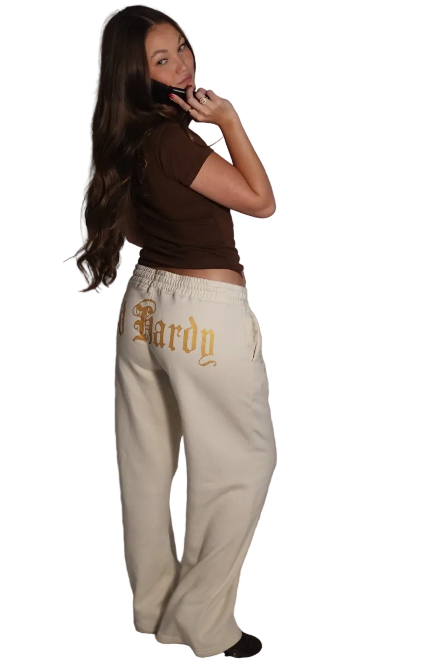 Ed Hardy Off-White Sweatpants