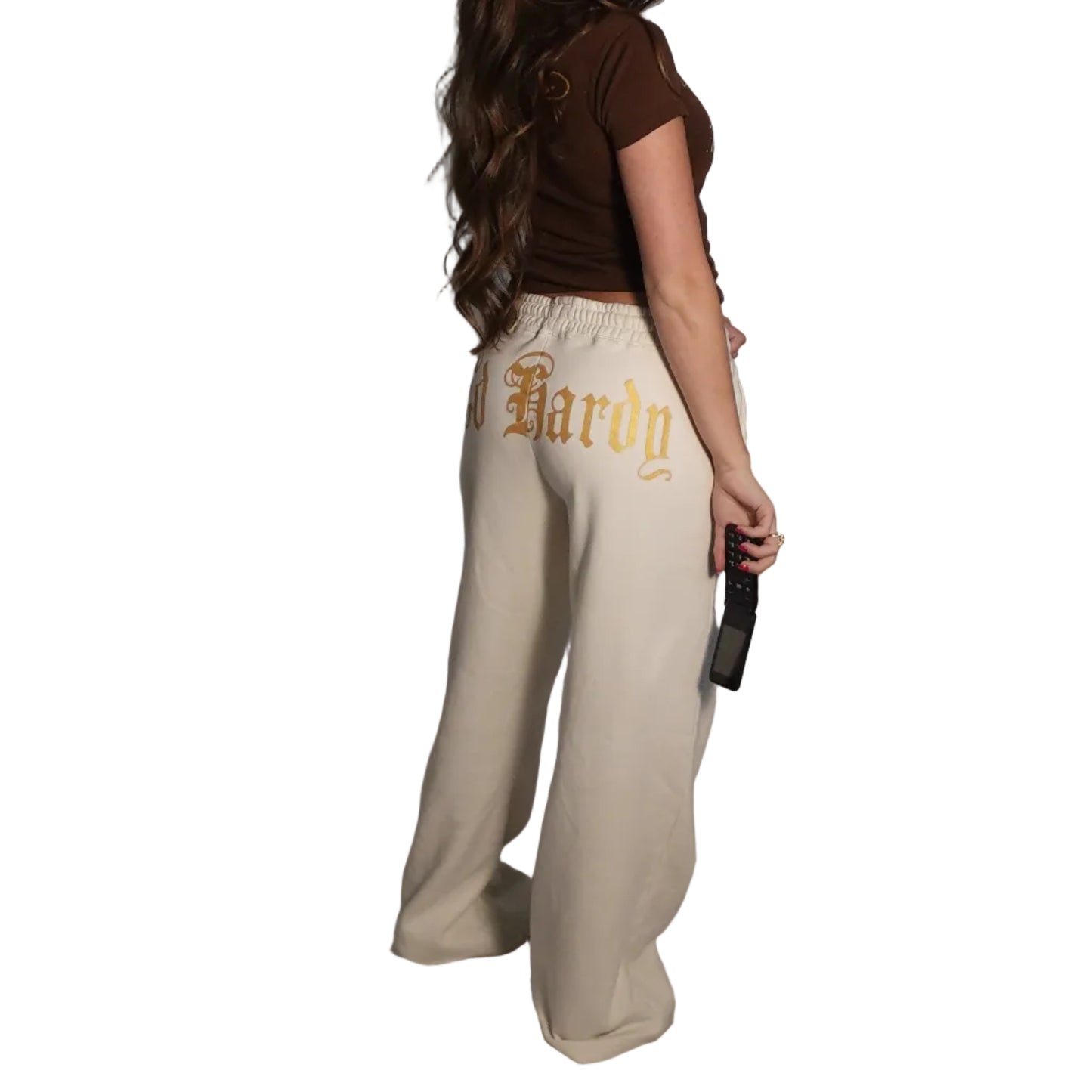 Ed Hardy Off-White Sweatpants