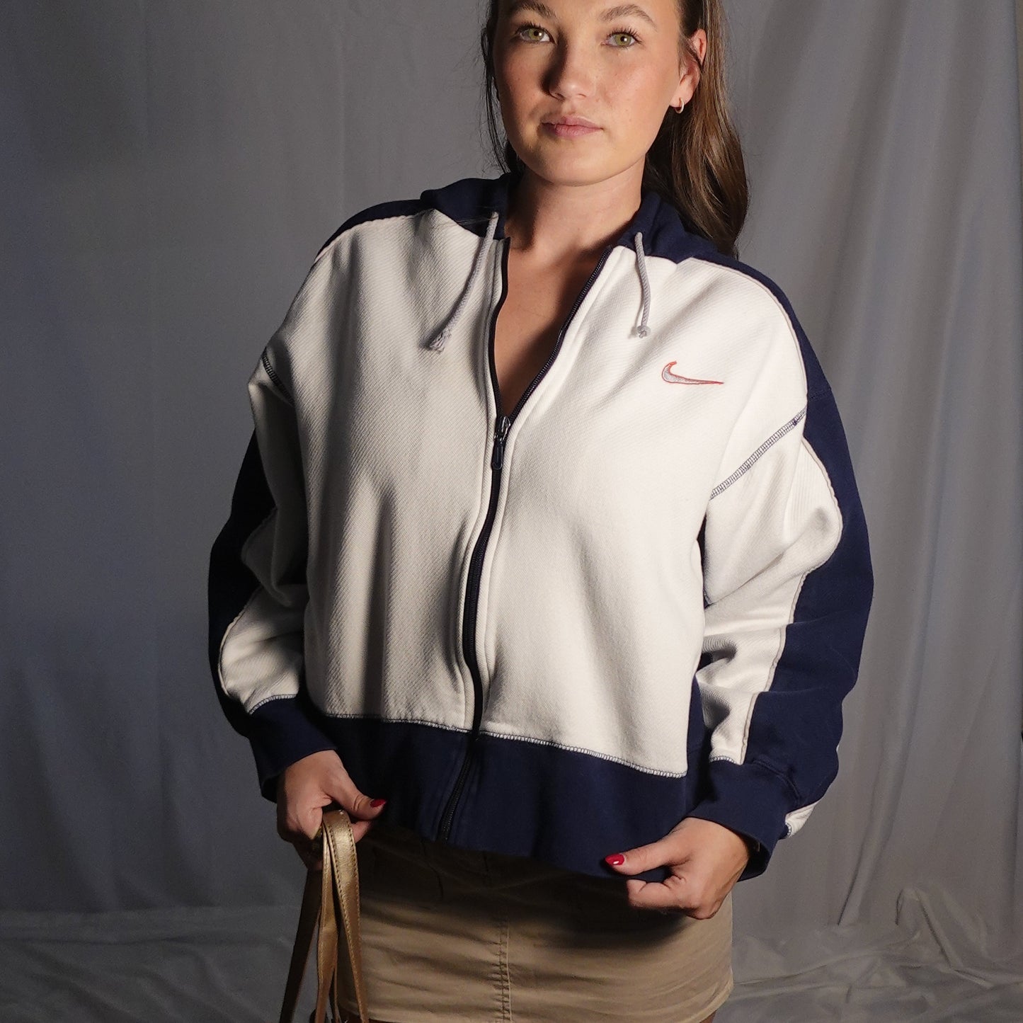 Vintage Nike Team Zip-Up Hoodie