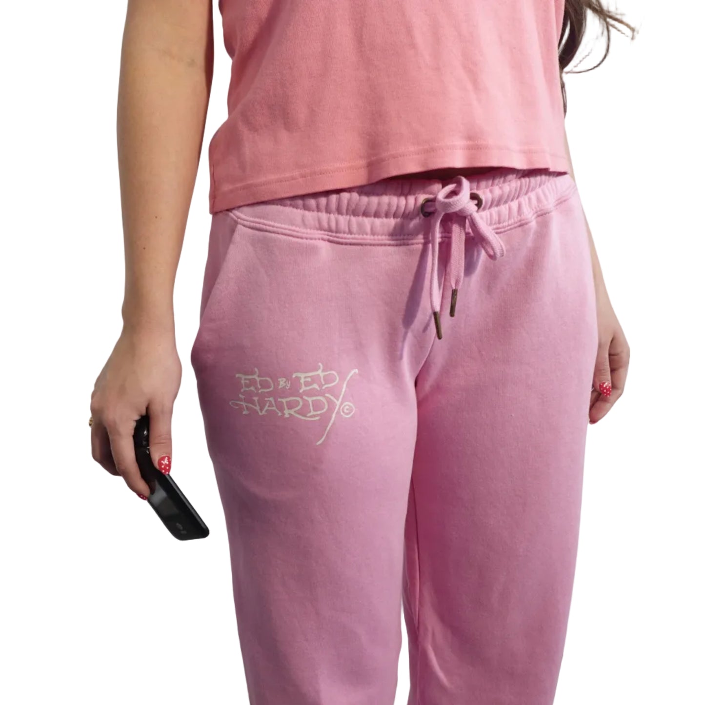 Ed Hardy Y2K Pink Skull Sweatpants